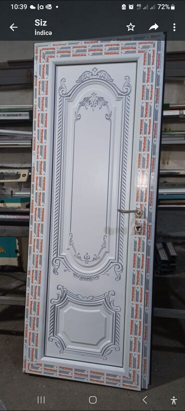 Plastik qapılar: Yeni Plastik qapı Zamok ilə, Zəmanətli, Pulsuz quraşdırma, Ödənişli çatdırılma, Pulsuz çatdırılma, Rayonlara çatdırılma — 16