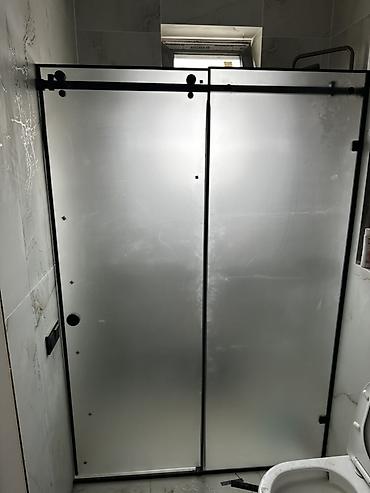 Душевые перегородки и ограждения: Ассаламу алекум тугандар Айнек тосмолорду жасайбыз кузгу подсветка — 6