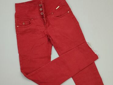 czerwone spódnice jeansowe: Джинси, S, стан - Хороший
