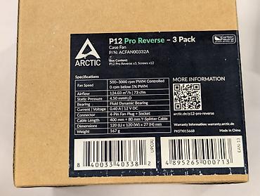 кулеры для видеокарт: Вентиляторы для корпуса ПК Arctic p12 pro - 500 Arctic p12pro reverse — 7