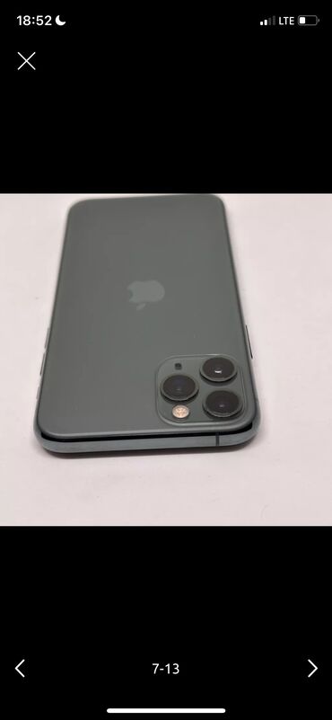 наушники айфон 6 оригинал цена: IPhone 11 Pro, Колдонулган, 256 ГБ, Black Titanium, Каптама, 83 %