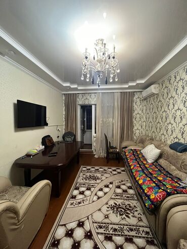 квартира в районе ошского рынка: 3 комнаты, Собственник, С мебелью полностью