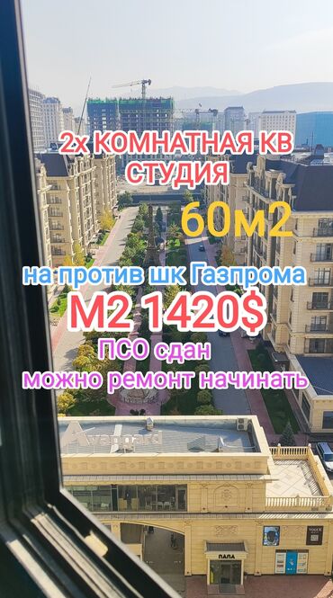продаю дом квартиру: 2 комнаты, 60 м², Элитка, 12 этаж, ПСО (под самоотделку)