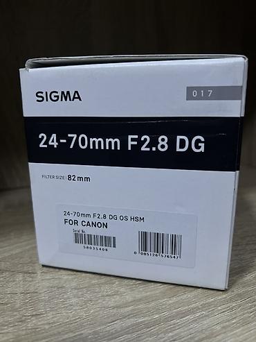 sigma 35mm: Sigma 24–70mm f/2.8 EX DG HSM для Canon EF Продаю объектив Sigma — 7