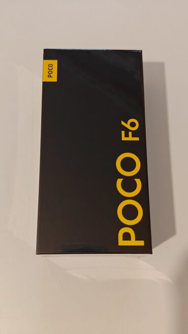 Poco: Poco F6, 256 GB, rəng - Qara, Sensor, Barmaq izi, Face ID