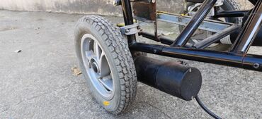 Kontrollerlər: Elektrik əlil arabası üçün joystick idarəetmə bloku və ön təkərlər — 9