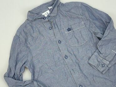 Shirts: Shirt 5-6 years, condition - Good, pattern - Monochromatic, color - Blue