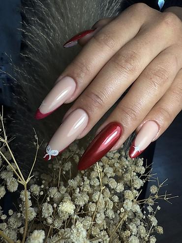 Маникюр: Наращивание ногтей, Маникюр, С выездом на дом — 9