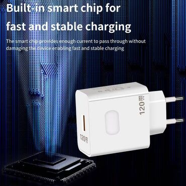 Punjači: Super Brzi USB adapter GaN punjač mobilnog telefona 120W. Dodatna — 7