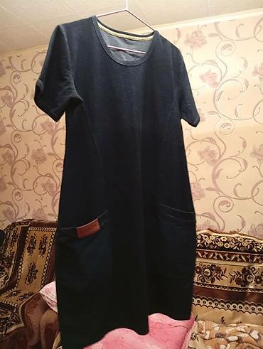 сарафан джинсы: Джинсавое платье и брюки 48й размер.Цена1000сом — 6