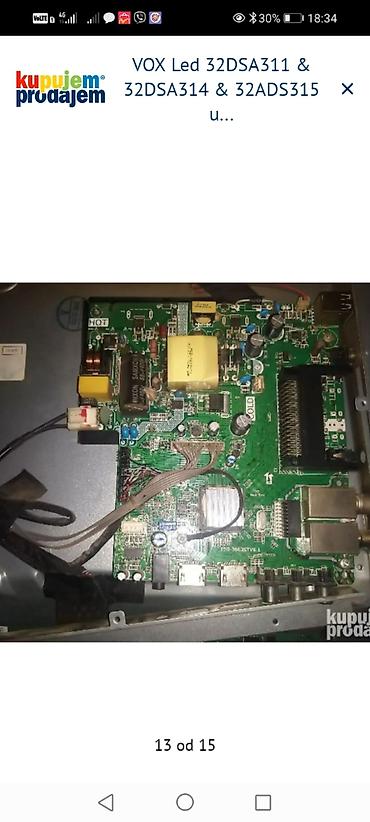 Aksesoari za TV i video: Na prodaju delovi za VOX LED televizore. **Delovi za model VOX Led — 13