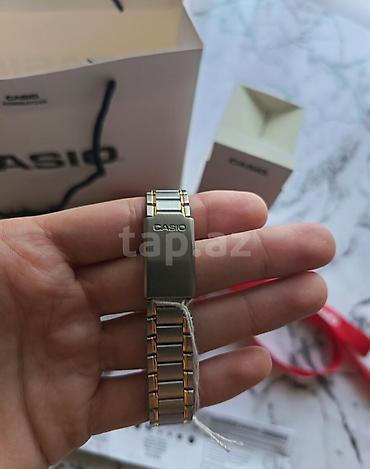 zəncir satisi: Yeni, Qol saatı, Casio, rəng - Gümüşü — 5