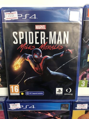 playstatin 4: PlayStation4 oyun diskləri Barter və kredit yoxdur Spider-man miles