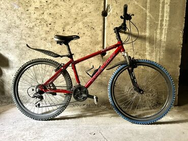 взрослый трёхколёсный велосипед: Горный велосипед, Другой бренд, Рама M (156 - 178 см), Алюминий, Другая страна, Б/у
