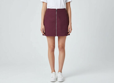 rozkloszowane spódnice w paski: H&M, Women`s skirt, size XS