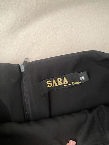 SARA marka geyim dəsti - Model: qara rəngli, üst hissəsi incə korset