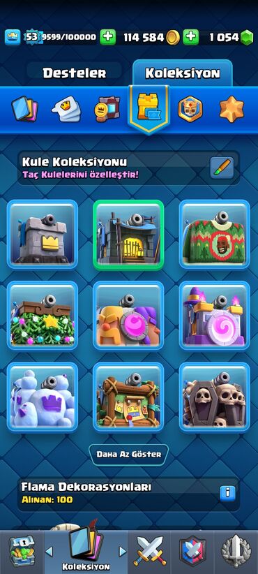 Digər kolleksiyalar: Clash Royale hesabı - Kral səviyyəsi: 53 - Kupa Yolu: 11 450 kubok — 7