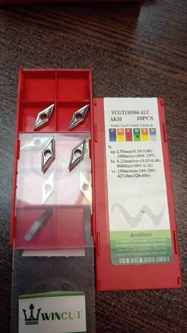 Digər alətlər: Torna və frezə üçün kəsici lövhəciklər (karbid insertlər) komplekti - — 4