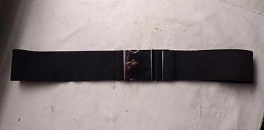 hermes satovi: Kais zenski crni lastis duzina sa kopcom 86 cm — 2