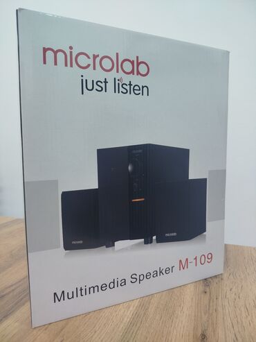 купить тюнер для телевизора: Microlab Subwoofer M-109 2.1 BLACK 10W (5W+2.5W*2)