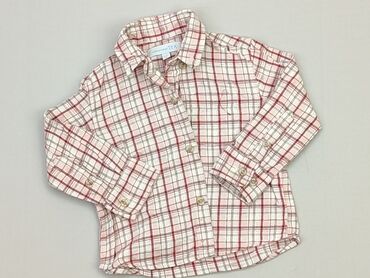 koszula w kratę dla chłopca: Bluzka, 6-9 m, stan - Dobry