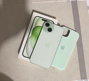 ноутбук 3060: IPhone 15, Жаңы, 128 ГБ, Alpine Green, Каптама, Кабель, Куту, 88 %