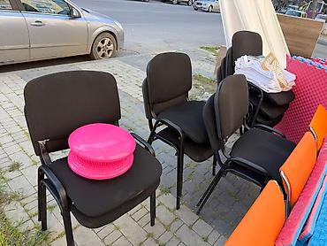 Ofis oturacaqları: Konfrans və gözləmə zonaları üçün rahat oturacaq stulları 1 ədədi 25 — 1