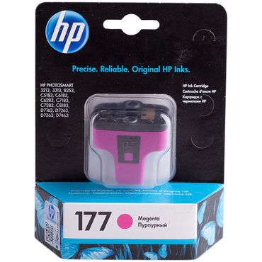 струйный: Картридж HP 177 (C8772HE) струйный цветной, с розовыми чернилами