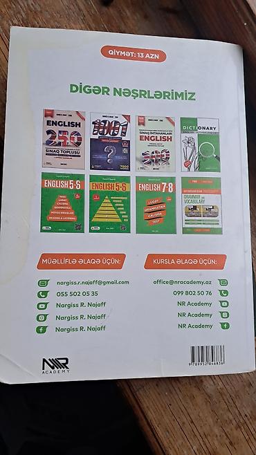 golden grammar tips 210 pdf: Məhsul: “İngilis Dili – Grammar & Vocabulary” (Nərgiz R. Nəcəf, NR — 2
