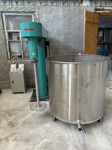 оборудование для производства хозяйственного мыла: Диссольвер для перемещения жидкостей Бочок 1000л 900000сом Диссольвер