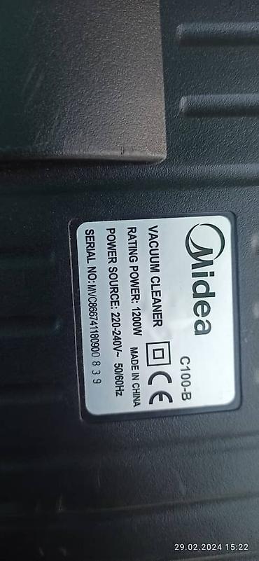 poco 75: Продам по запчастям нерабочий пылесос Midea C100-B Любая запчасть по — 2