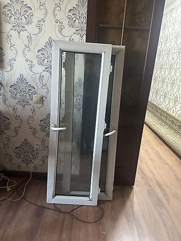 дверь балконная: Пластиковая створка окна с поворотно-откидной фурнитурой + — 3