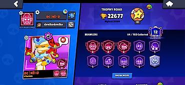 Другое: Brawl Stars hesabı - Kuboklar: 22,677 (ən yüksək 22,680), Trophy Road — 1
