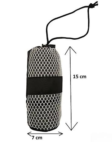 Peškiri: Mikrofiber putni peškir sa torbicom - Kompaktan i lagan: sklapa se u — 3