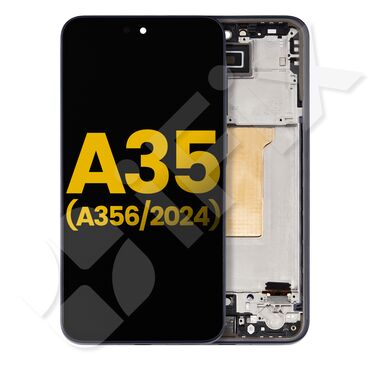 Telefon ekranları: 📱 Ekran Samsung A35 (A356) çərçivədə qara In-Cell 111 🛠️İstənilən növ