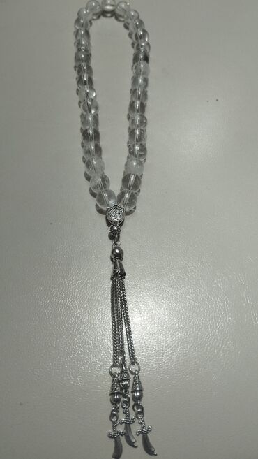 Təsbehlər: Dur nəcəf daşı deyirlər billur orginal natural təbii təsbeh möminlər