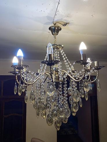 lustr: Çılçıraq, 10 və daha çox lampa, Metal — 2
