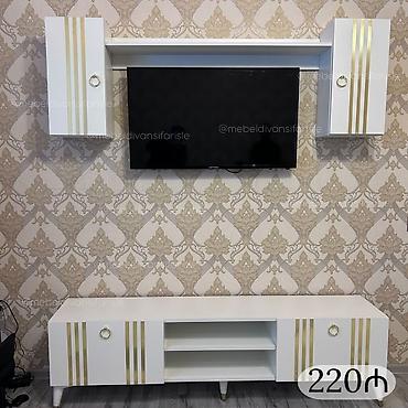 TV altlığı: Tv stend tv alti sifarisle hazırlanır. ⚜️Rəng ve olcu seçimi var — 1