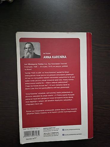 Məhsul: Kitab – Lev Tolstoy “Anna Karenina” Tam yarı qiymetine