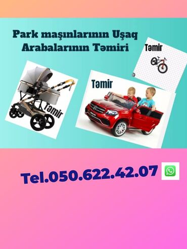 maşın malyarı: Uşaq park maşınlarının kalyasqaların təmiri ehdiyat hissələrinin