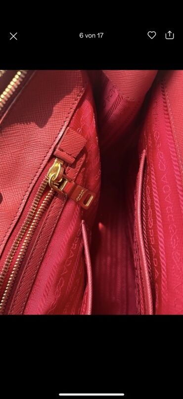 Torbe: Ceger, Prada, Materijal: Koža — 5