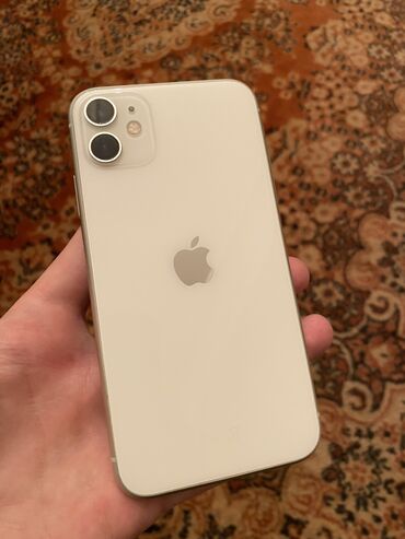 Apple iPhone: IPhone 11, 64 GB, Ağ, Simsiz şarj, Face ID