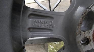 ALU FELNE BORBET 5X112 15 | Nisu krive nisu varene farban prednji