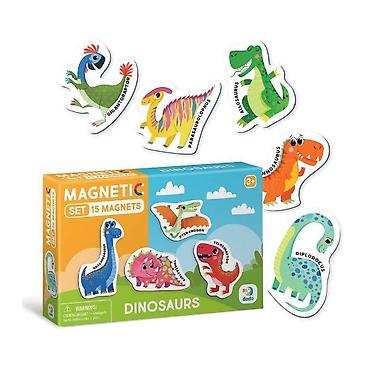 var 1280e: Magneti dinosaurus 15pcs – šareni i edukativni set za decu 3+ Set — 1