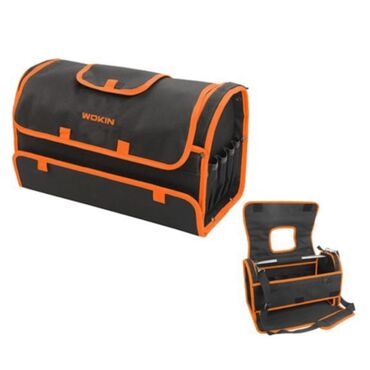 işlenmiş dam örtükleri: İki Qat Alət Çantası Texniki Göstəricilər: 🔹 Ölçü: 17" 🔹 Material