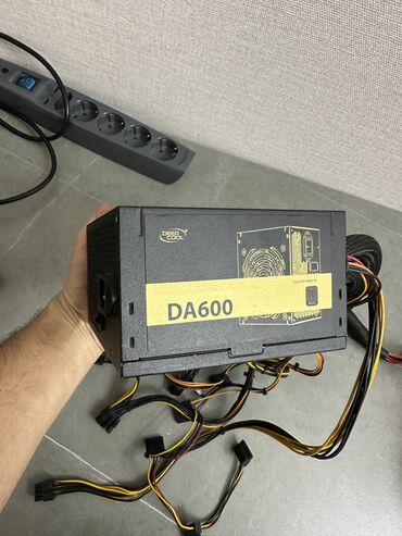 Блоки питания: Блок питания, Б/у, DeepCool, 600 Вт, 80 Plus, 600 Вт
