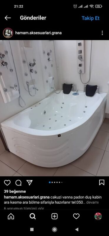 Cakuzi vannalar: Yeni Cakuzi vanna Motorlu, Plastik, Ödənişli çatdırılma — 27