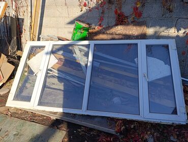 утеплить окна: Готовое пластиковое окно, 120 * 255, Б/у, Без установки, Без рассрочки