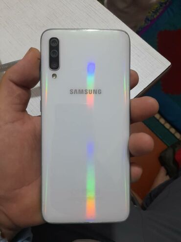 самсун s6: Samsung A70s, Колдонулган, 128 ГБ, түсү - Ак, 2 SIM