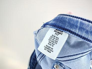 koszula graff: Spodnie jeansowe, H&M, 14 lat, 158/164, stan - Idealny — 4